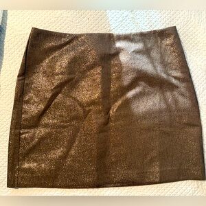 LOFT shimmer Brown Skirt